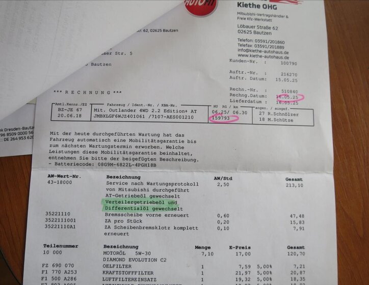 Mitsubishi Outlander SUV / Terénní 2,3 l 110 kw