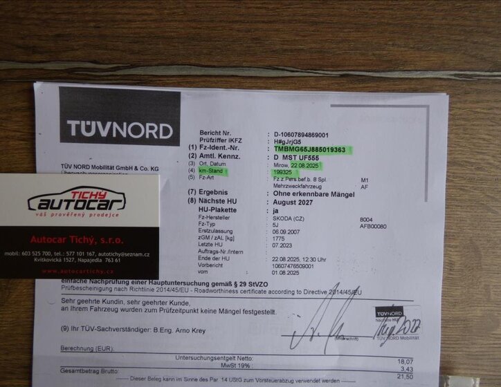 Škoda Roomster MPV 1,9 l 77 kw