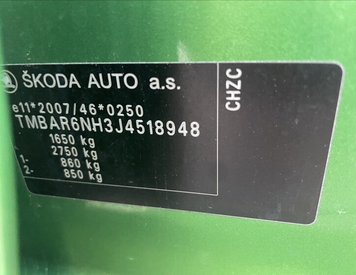 Škoda Rapid Hatchback 999,0 81 kw