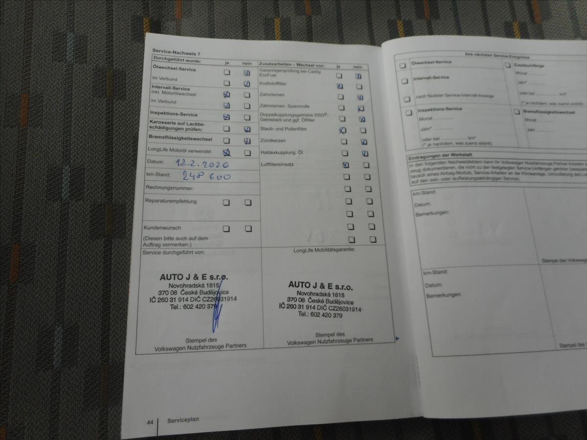 Volkswagen Transporter Valník 2,0 l 75 kw