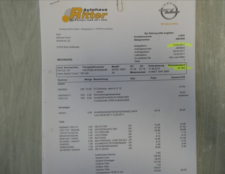 Opel Astra Kombi 1,4 l 88 kw