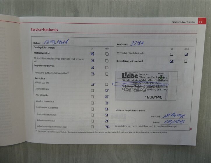 Škoda Octavia Kombi 1,4 l 90 kw