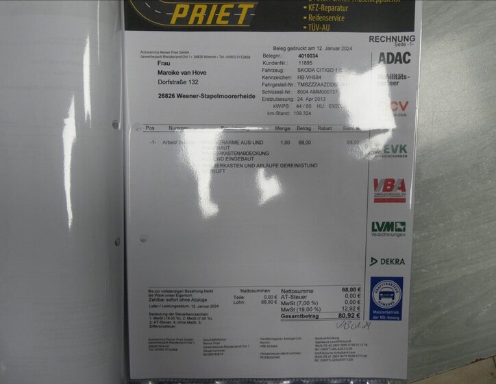 Škoda Citigo Hatchback 999,0 44 kw