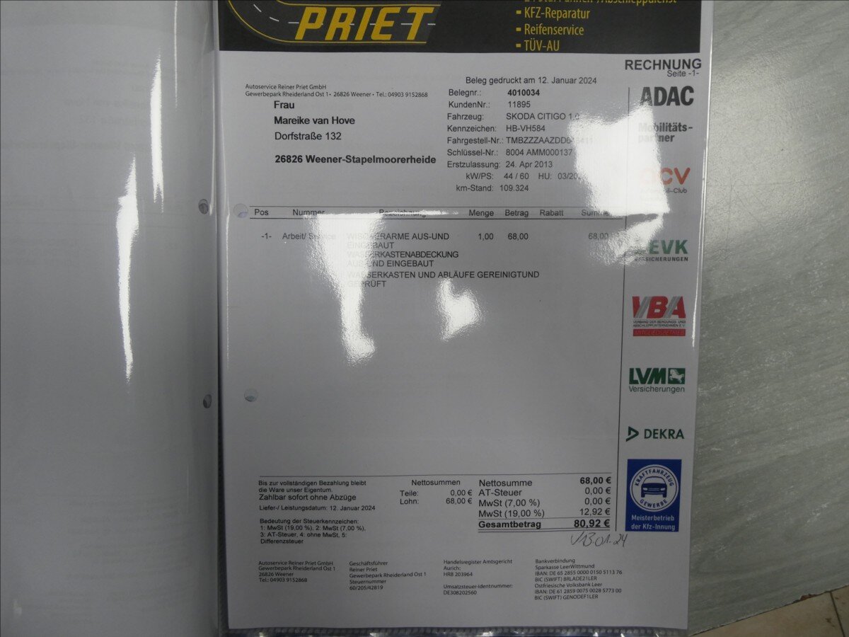 Škoda Citigo Hatchback 999,0 44 kw