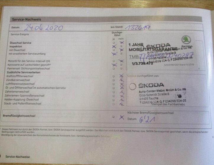 Škoda Octavia Kombi 2,0 l 110 kw