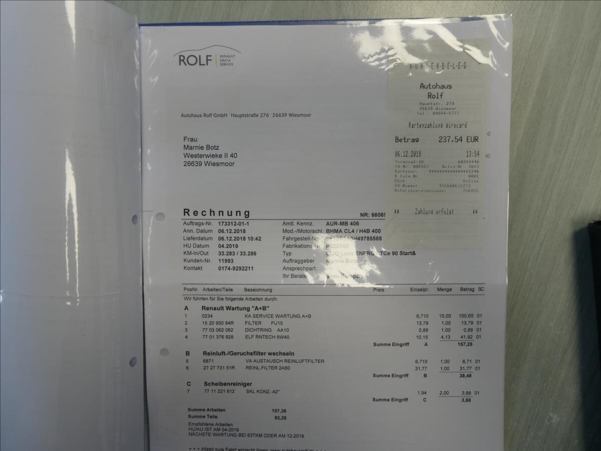 Renault Clio Hatchback 898,0 66 kw