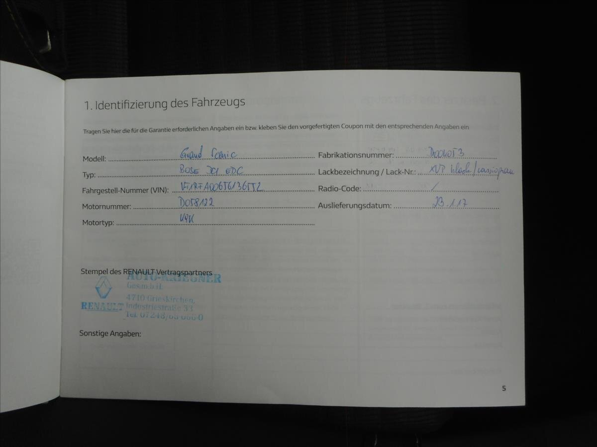 Renault Grand Scénic MPV 1,5 l 81 kw