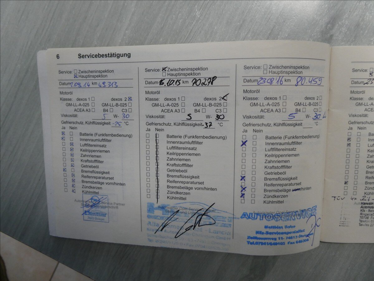 Opel Zafira MPV 1,8 l 103 kw