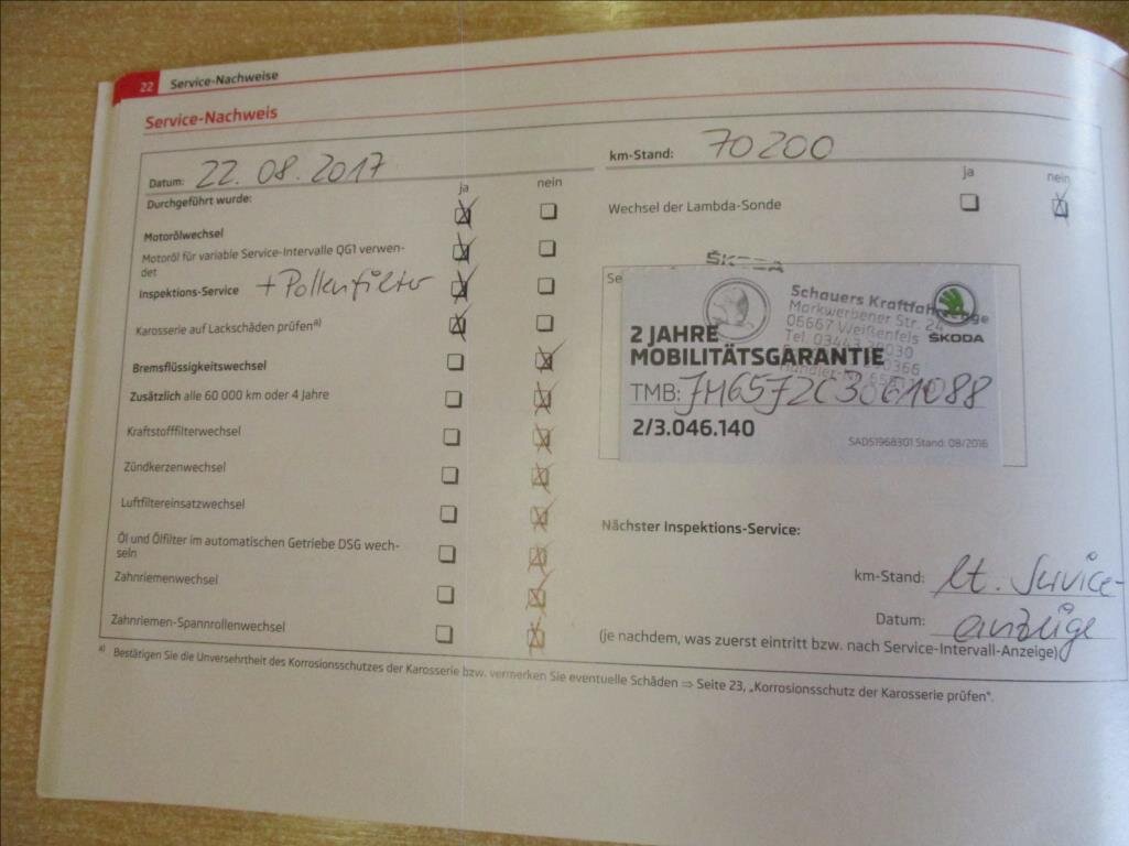 Škoda Fabia Kombi 1,2 l 63 kw