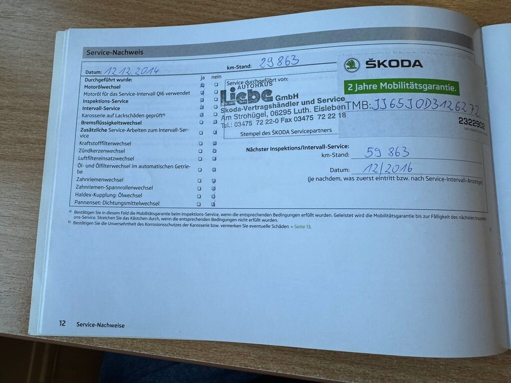 Škoda Fabia Kombi 1,6 l 66 kw