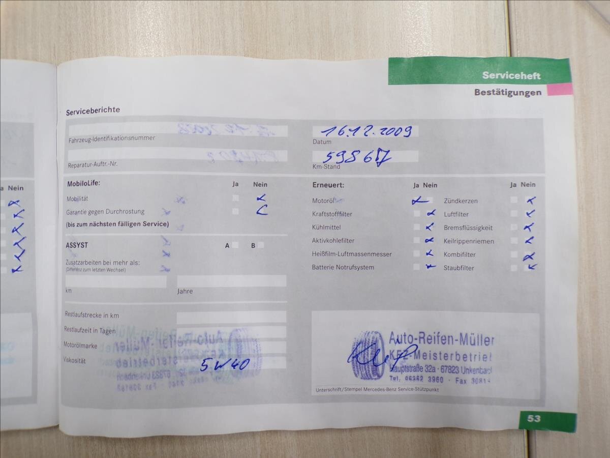 Mercedes-Benz Třídy A Kombi 1,6 l 75 kw