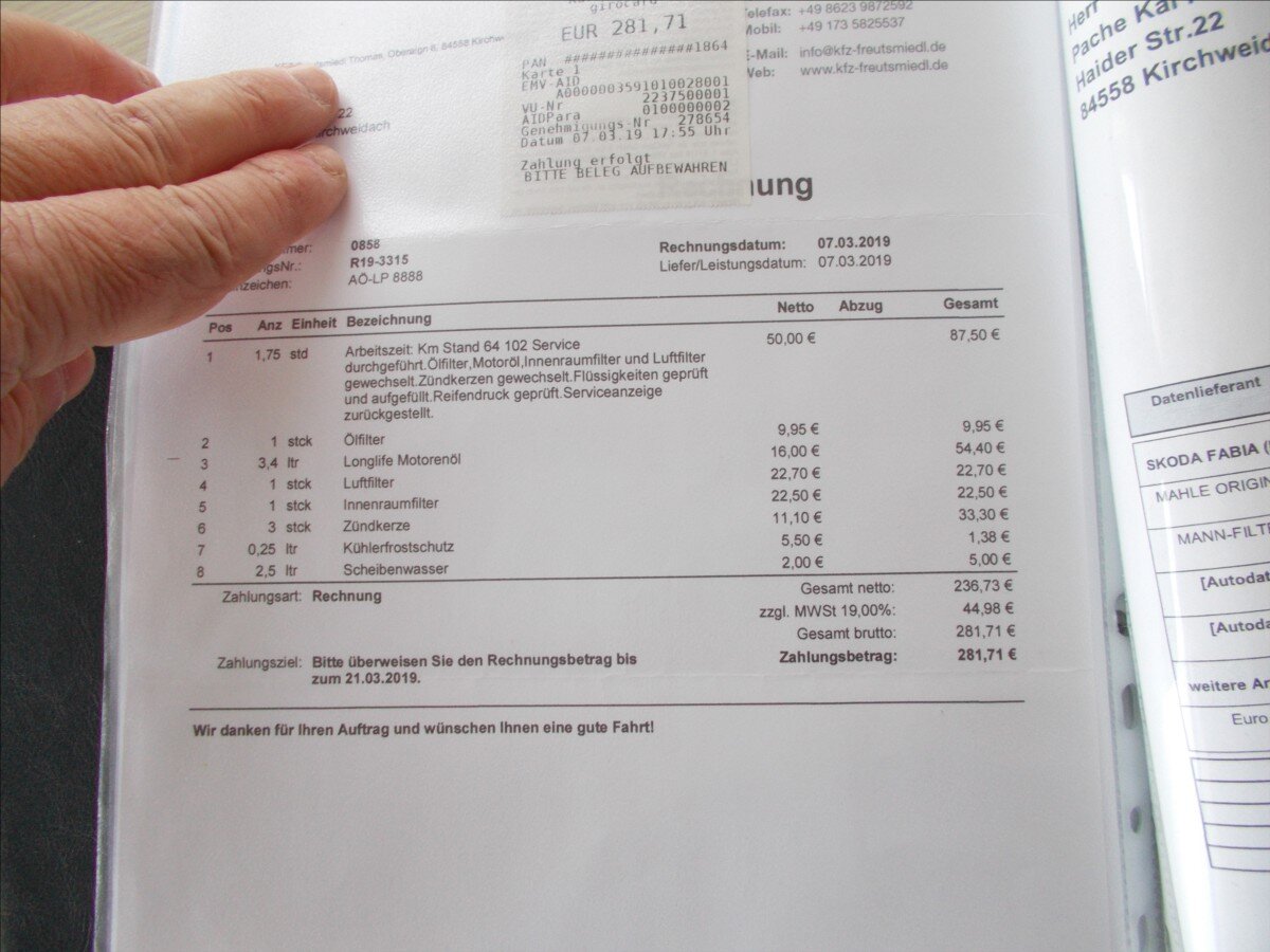 Škoda Fabia Hatchback 999,0 44 kw