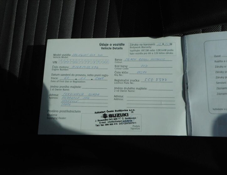 Suzuki SX4 Hatchback 1,6 l 79 kw