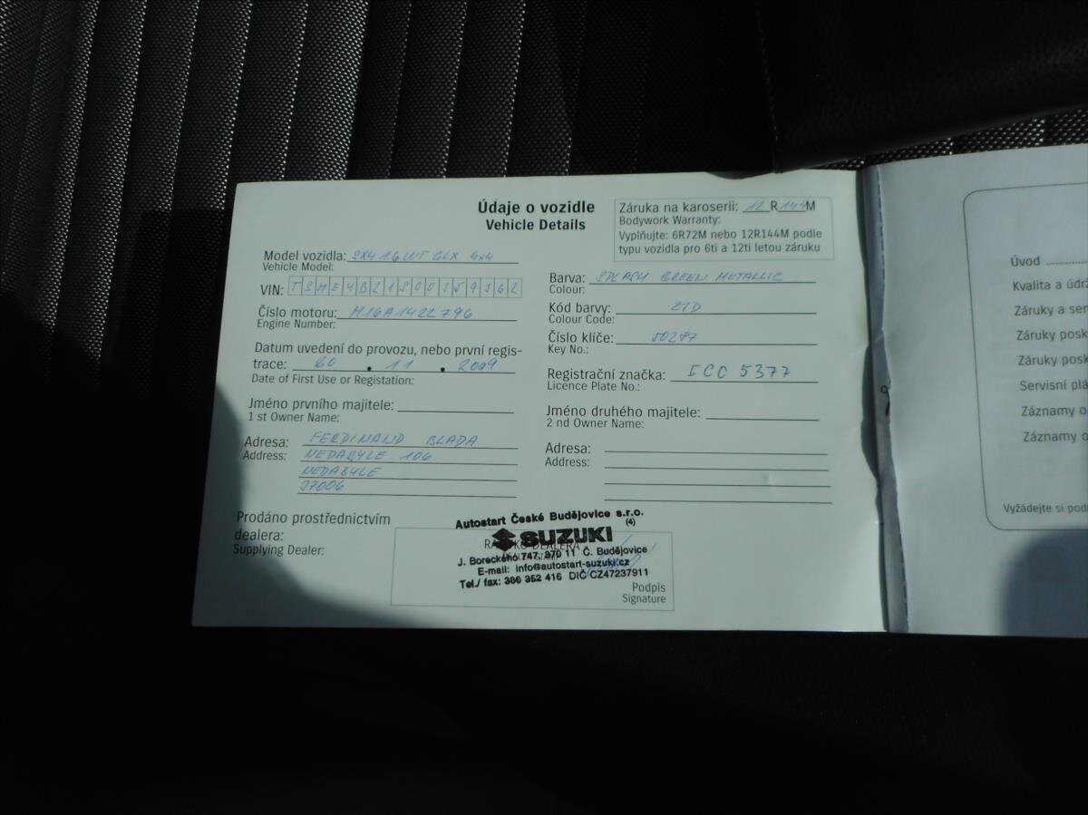 Suzuki SX4 Hatchback 1,6 l 79 kw