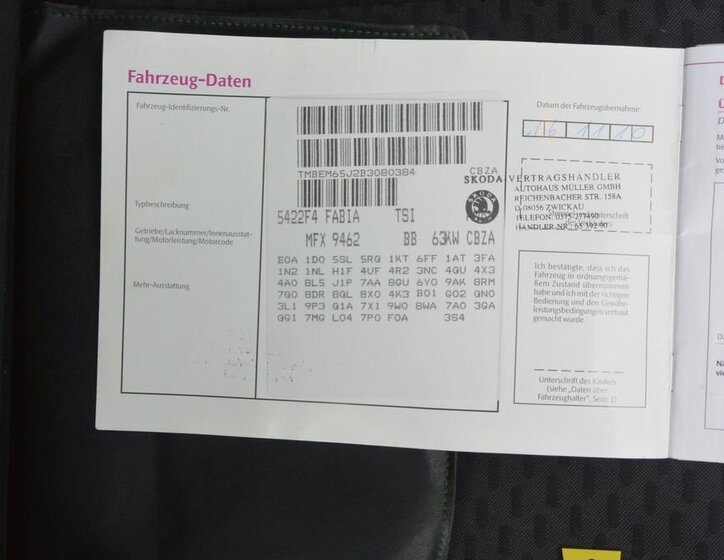 Škoda Fabia Hatchback 1,2 l 63 kw