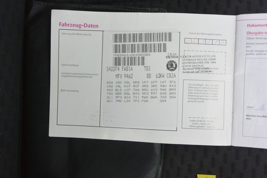 Škoda Fabia Hatchback 1,2 l 63 kw