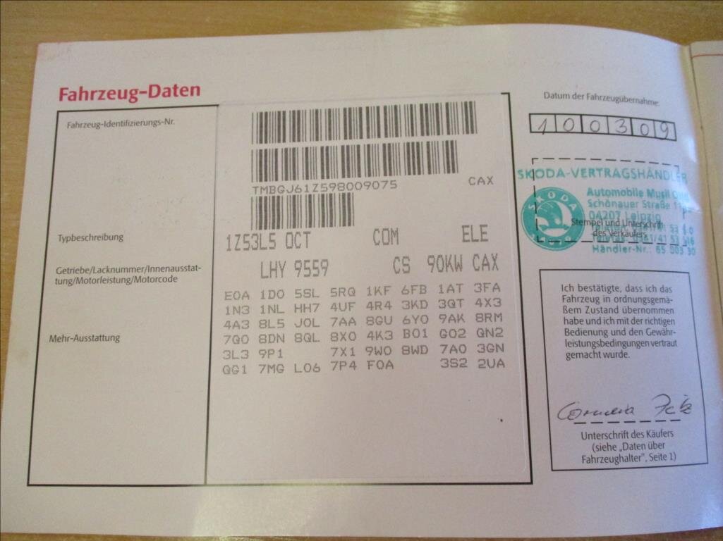 Škoda Octavia Kombi 1,4 l 90 kw