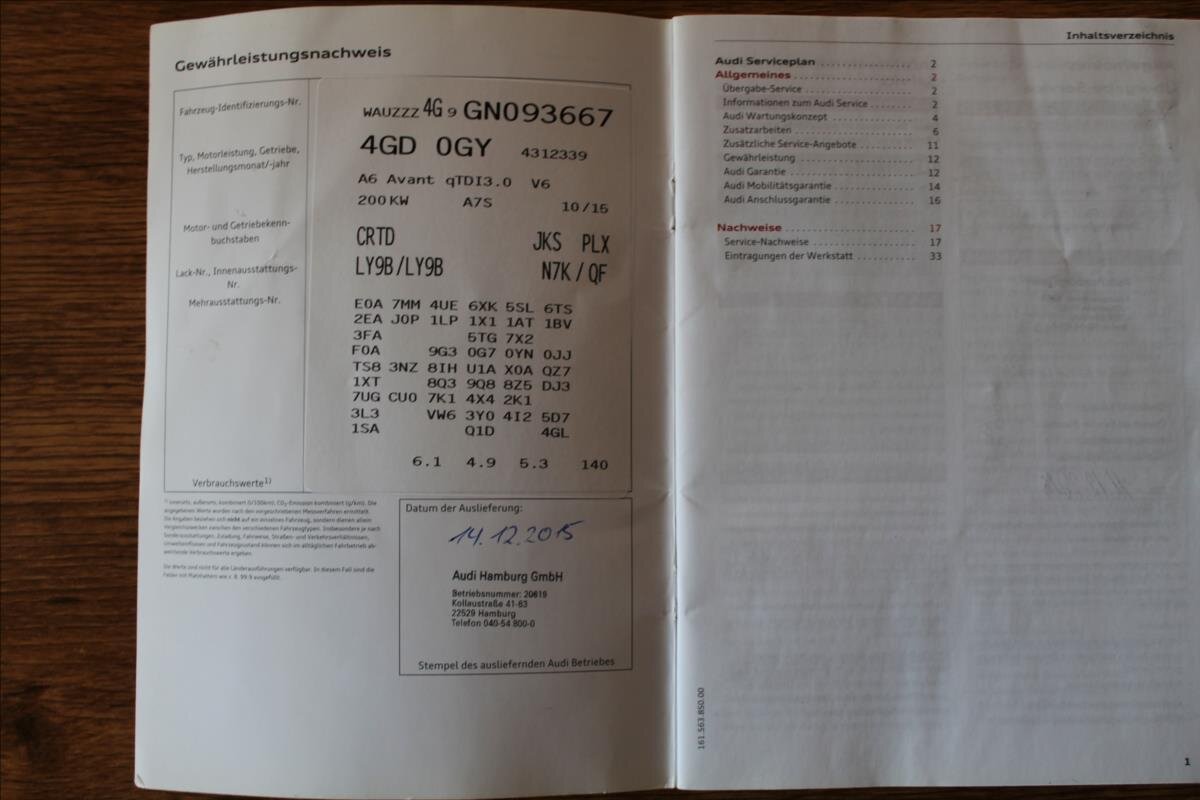 Audi A6 Kombi 3,0 l 200 kw