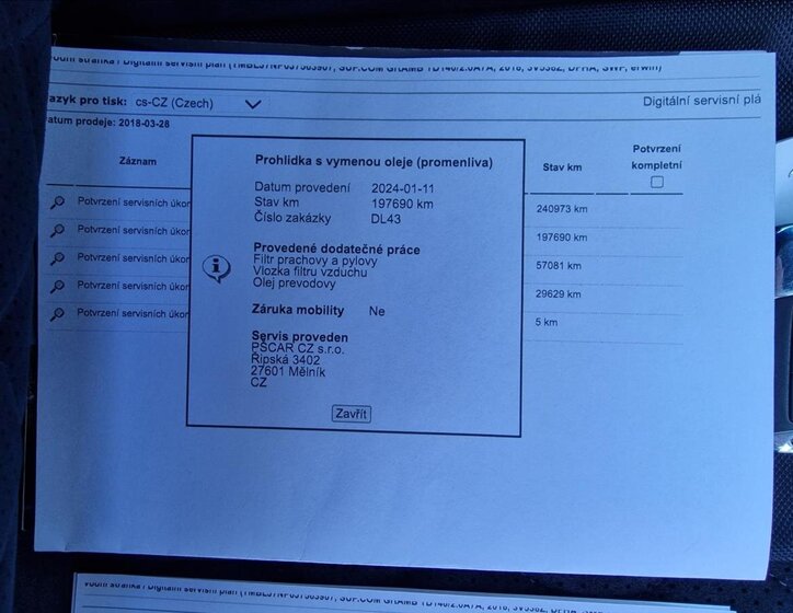 Škoda Superb Kombi 2,0 l 140 kw