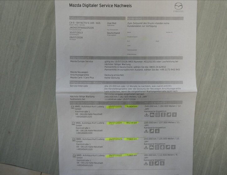 Mazda CX-5 SUV / Terénní 2,0 l 121 kw