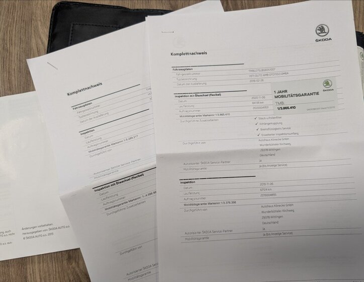 Škoda Yeti Kombi 2,0 l 110 kw