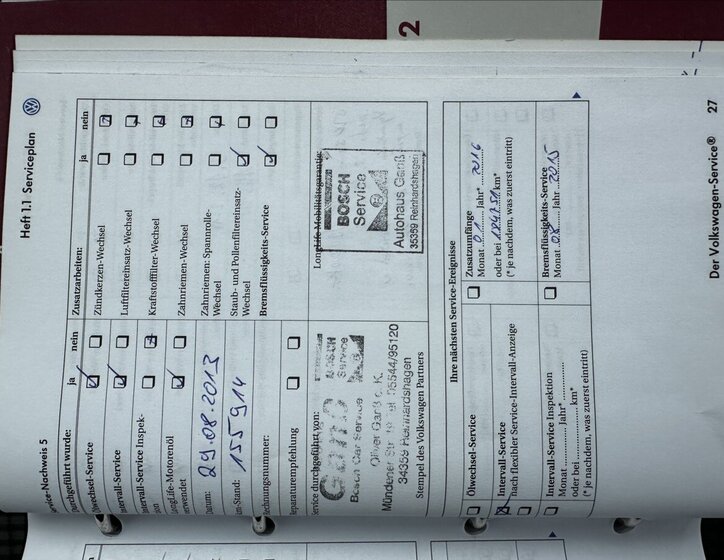 Volkswagen Touran MPV 2,0 l 110 kw