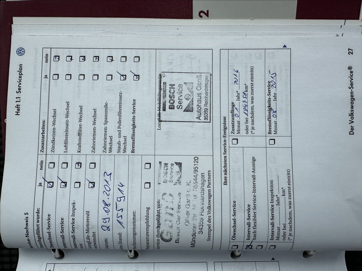 Volkswagen Touran MPV 2,0 l 110 kw