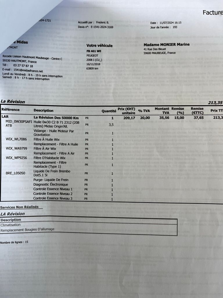 Peugeot 2008 SUV 1,2 l 96 kw
