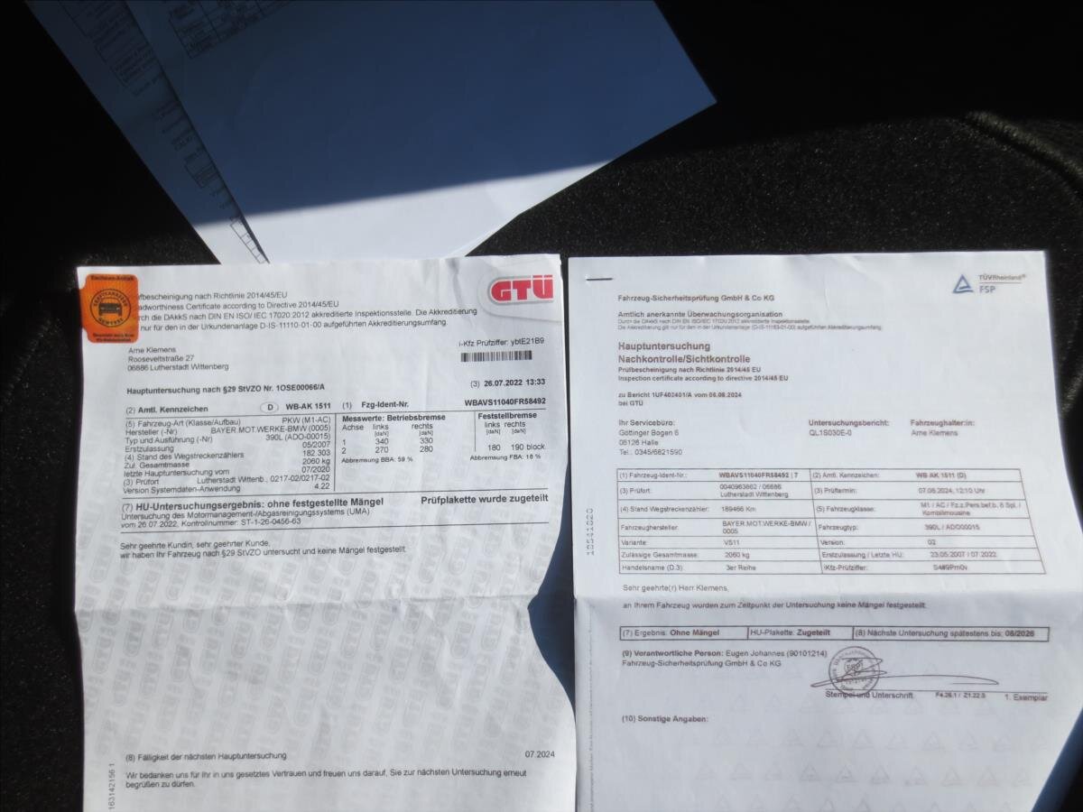 BMW Řada 3 Kombi 2,5 l 160 kw