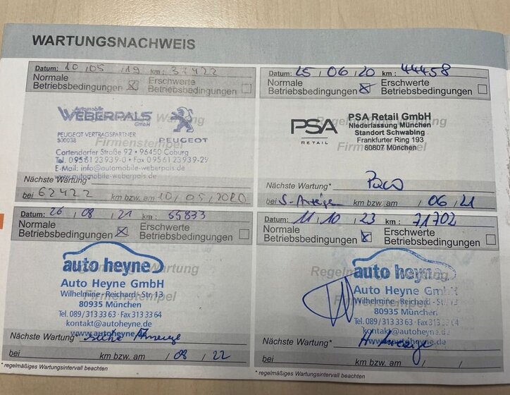 Peugeot 308 Kombi 1,2 l 96 kw