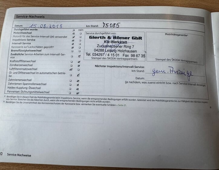 Škoda Octavia Kombi 1,4 l 90 kw