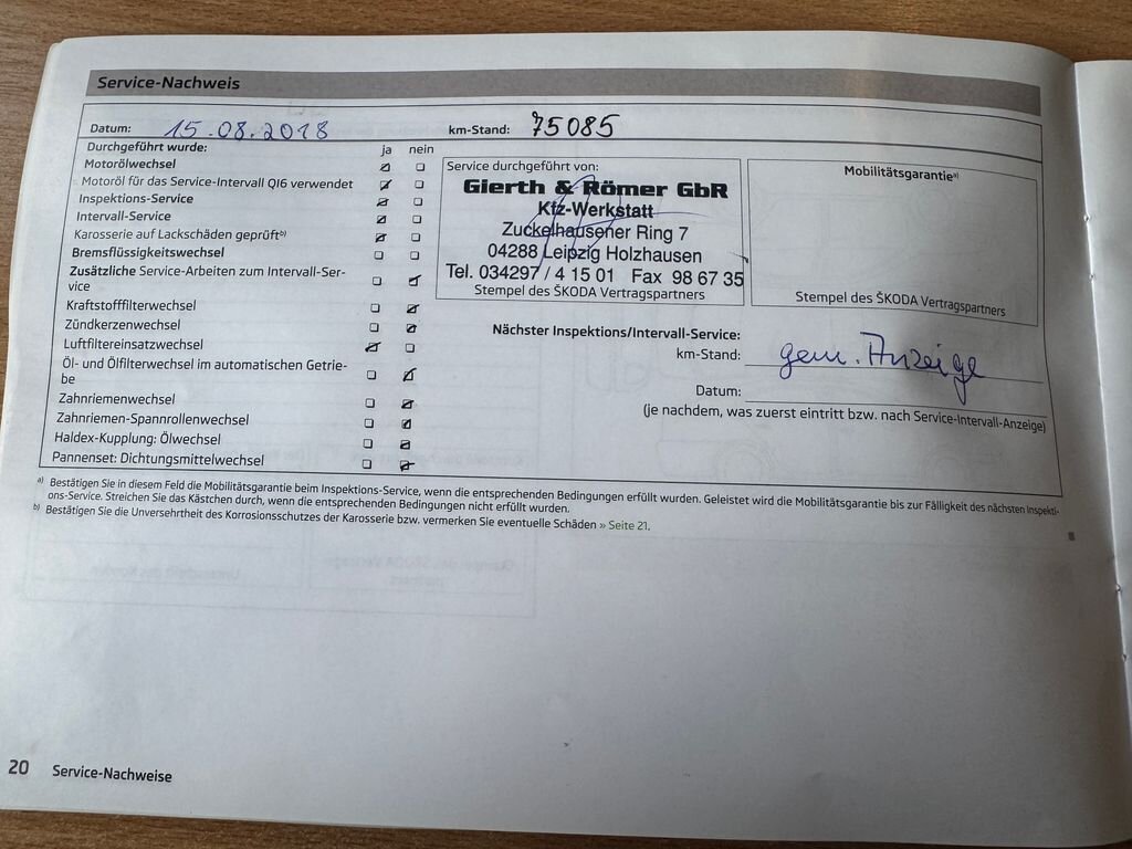 Škoda Octavia Kombi 1,4 l 90 kw