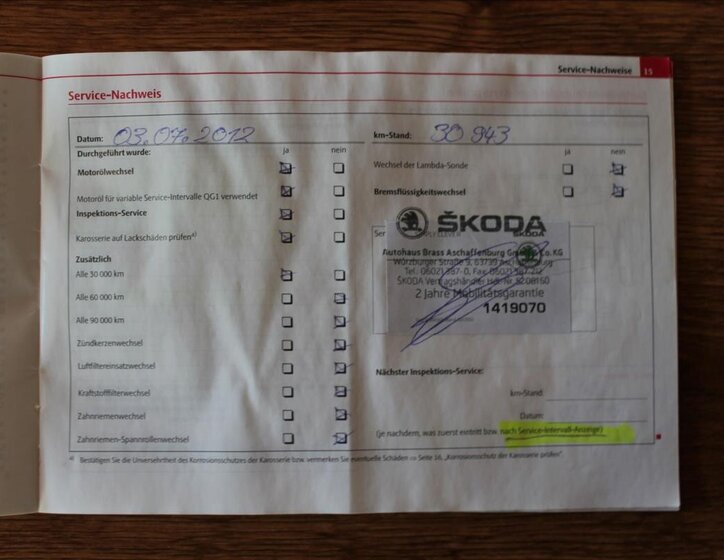 Škoda Superb Kombi 2,0 l 125 kw