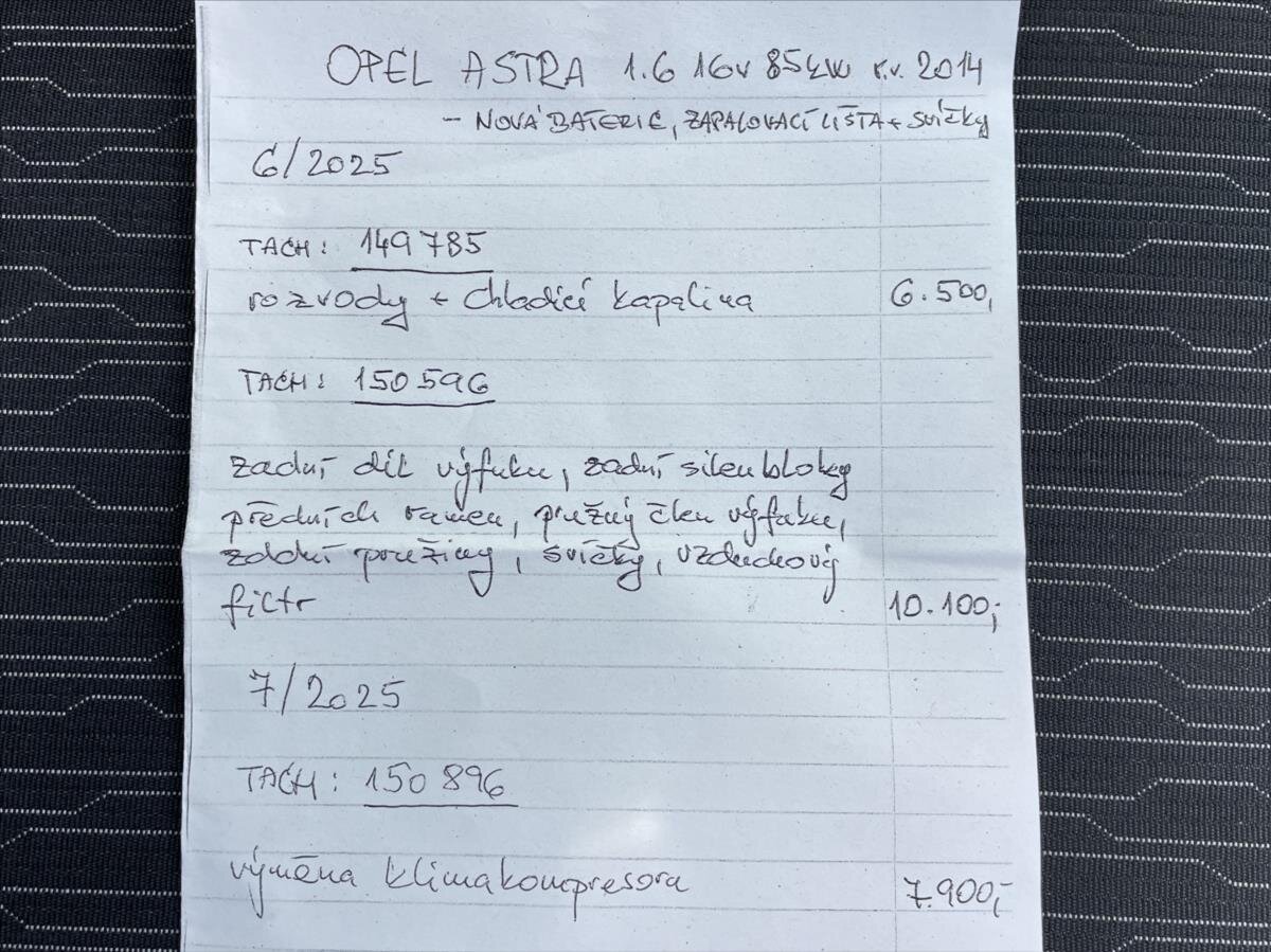 Opel Astra Hatchback 1,6 l 85 kw