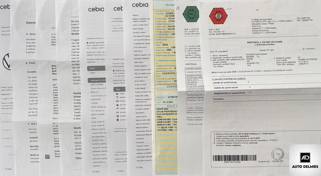 Volkswagen Sharan MPV 2,0 l 103 kw