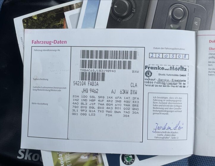 Škoda Fabia Hatchback 1,4 l 63 kw