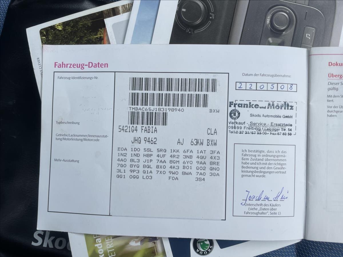 Škoda Fabia Hatchback 1,4 l 63 kw