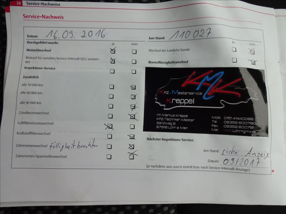 Škoda Octavia Kombi 1,8 l 118 kw