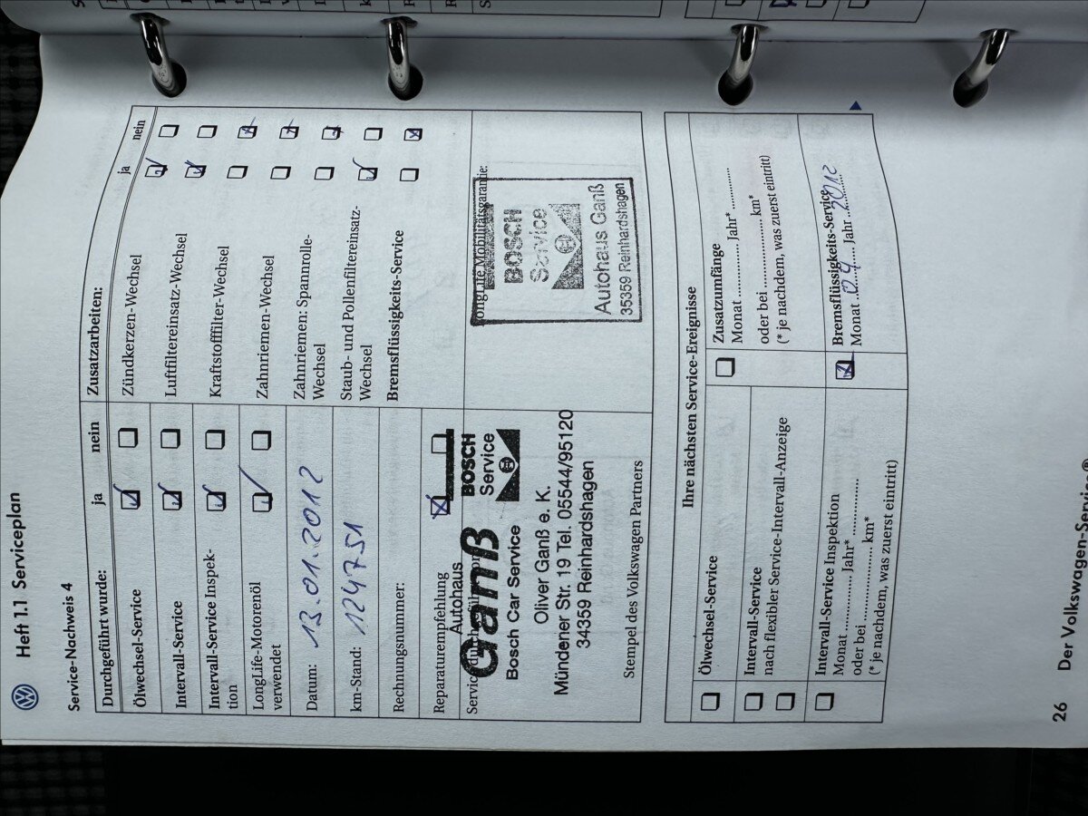 Volkswagen Touran MPV 2,0 l 110 kw