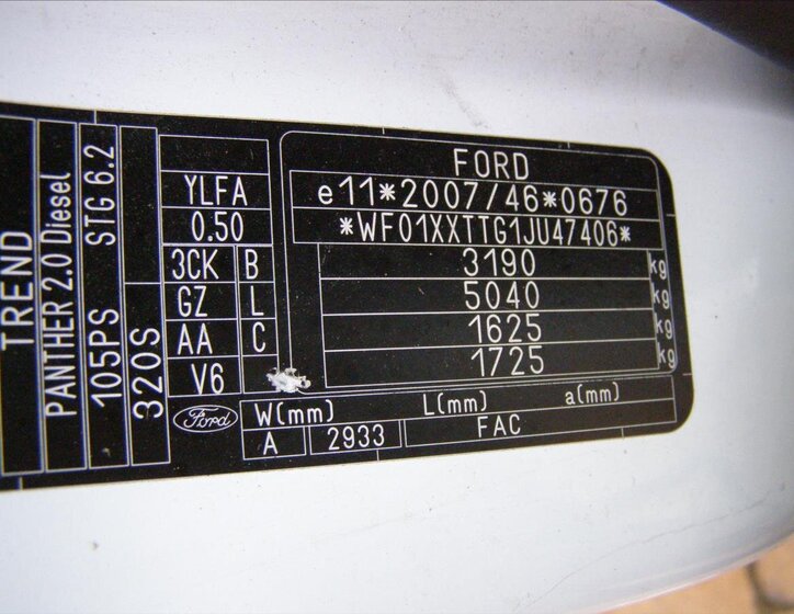 Ford Transit Custom Ostatní 2,0 l 136 kw