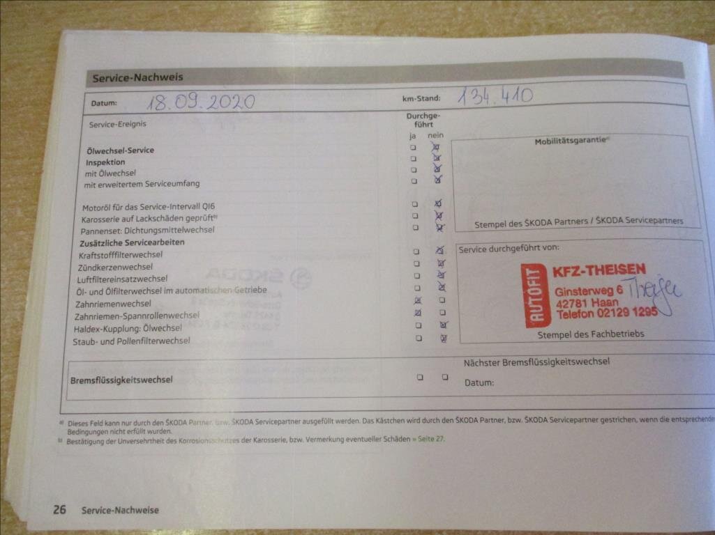 Škoda Octavia Kombi 2,0 l 110 kw