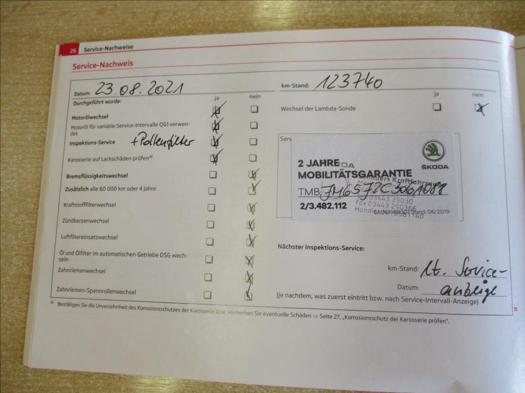 Škoda Fabia Kombi 1,2 l 63 kw