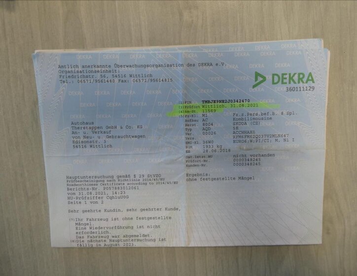 Škoda Octavia Kombi 2,0 l 169 kw