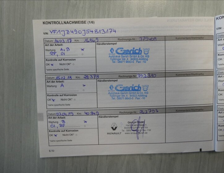 Renault Scénic MPV 1,5 l 81 kw