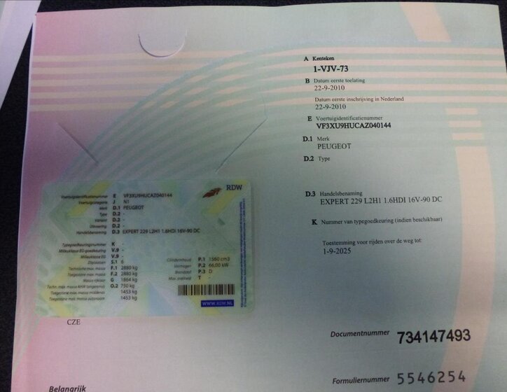 Peugeot Expert Ostatní 1,6 l 66 kw