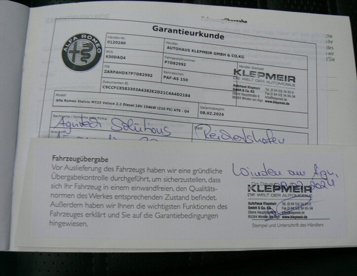 Alfa Romeo Stelvio SUV 2,1 l 154 kw