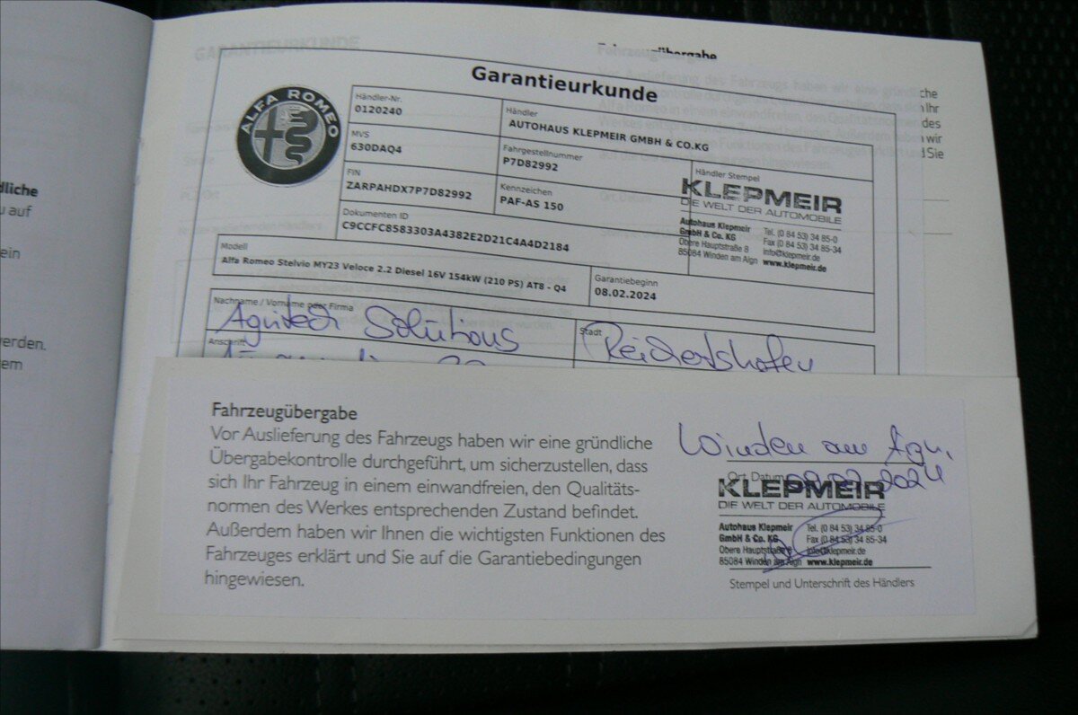 Alfa Romeo Stelvio SUV 2,1 l 154 kw