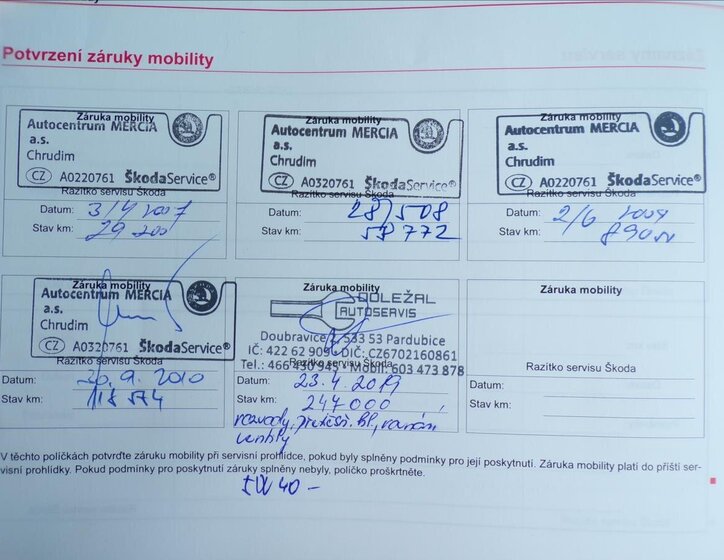 Škoda Octavia Kombi 2,0 l 103 kw