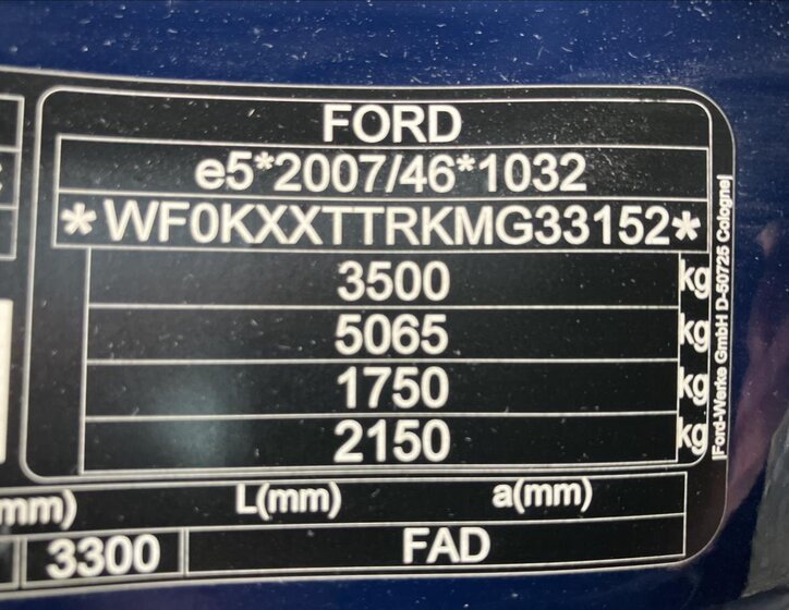 Ford Transit Ostatní 2,0 l 95 kw