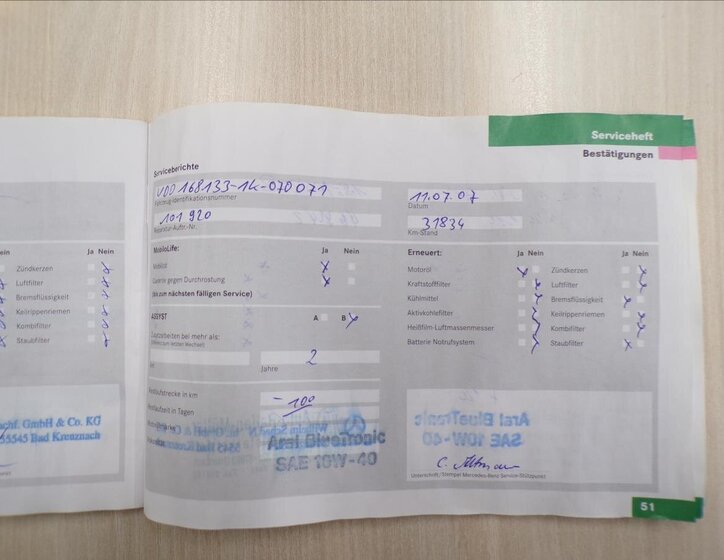 Mercedes-Benz Třídy A Kombi 1,6 l 75 kw